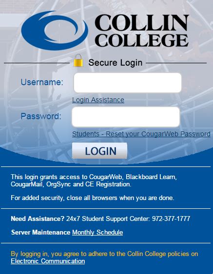 cougarweb collin edu|cougarweb log in.